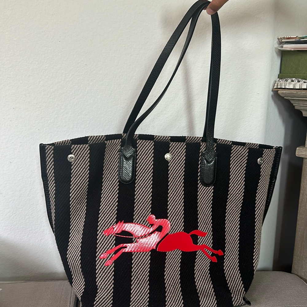 Essential Stripe Recycled Cotton Tote